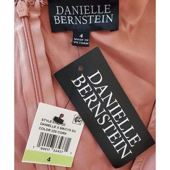 NEW! Danielle Bernstein Solid Puff-Sleeve Midi Dress size 4 - Picture 13 of 14